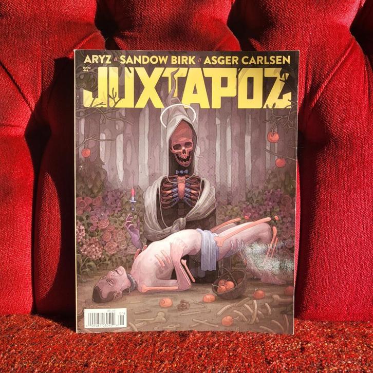 Juxtapoz magazine Aryz January 2013, Boeken, Tijdschriften en Kranten, Ophalen of Verzenden