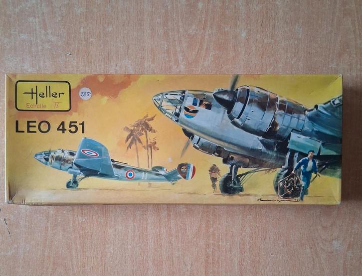 Leo 451, Heller, 1/72, Hobby en Vrije tijd, Modelbouw | Vliegtuigen en Helikopters, Zo goed als nieuw, Vliegtuig, 1:72 tot 1:144