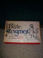 La boîte à Énigmes, Trois ou quatre joueurs, Enlèvement, Comme neuf, Marabout