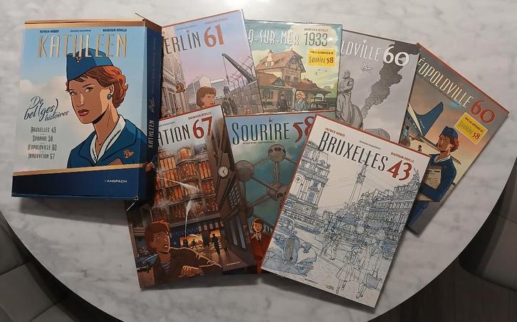 7 BD de Deville Kathleen 6 dédicaces Neufs EO + coffret, Boeken, Stripverhalen, Nieuw, Eén stripboek, Ophalen of Verzenden