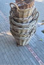 8 Rieten manden verschillende diameter, Ophalen, Gebruikt, Mand, Rond