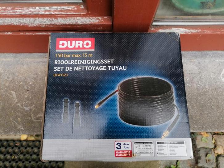 DURO Rioolreinigingsset – 15 meter – max. 150 bar, Diversen, Overige Diversen, Ophalen