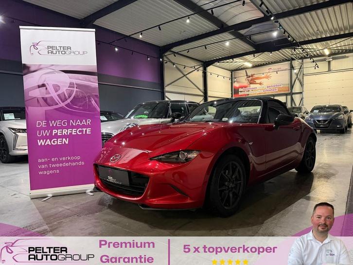 Mazda MX-5 1.5i Cabriolet 48.000km GARANTIE, Auto's, Mazda, Bedrijf, MX-5, ABS, Airbags, Airconditioning, Android Auto, Apple Carplay