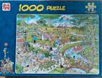 Puzzel Jan Van Haasteren 'Het park' 1000 stukjes, Comme neuf, 500 à 1500 pièces, Puzzle, Enlèvement