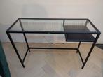 Bureau minimaliste métal et verre Vittsjö, Maison & Meubles, Enlèvement