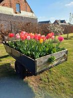 Bloemenkar voor het aanplanten van bloemen of ander gebruik, Ophalen