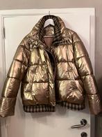 Goudkleurige warme anorak met windvanger als Nieuw, Kleding | Dames, Ophalen of Verzenden, Zo goed als nieuw, Maat 42/44 (L)