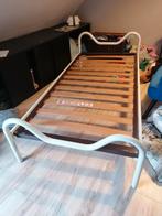 1 persoonsbed, Huis en Inrichting, Slaapkamer | Bedden, Ophalen, Gebruikt, Eenpersoons, Wit