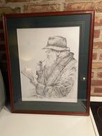 Pentekening., Antiek en Kunst, Kunst | Tekeningen en Fotografie, Ophalen