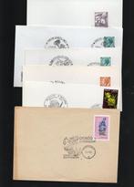 cartes et lettres 11 pièces, Timbres & Monnaies, Timbres | Albums complets & Collections, Envoi