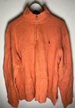 1/4 half zip sweater trui Ralph Lauren oranje zwart logo paa, Kleding | Heren, Maat 52/54 (L), Oranje, Zo goed als nieuw, Ralph lauren