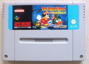 The Magical Quest starring Mickey Mouse voor Super Nintendo beschikbaar voor biedingen