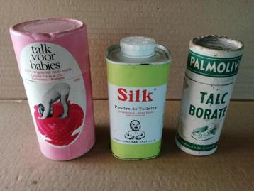 3 stuks  TALKPOEDER BABY'S ....jaren 50-60 beschikbaar voor biedingen