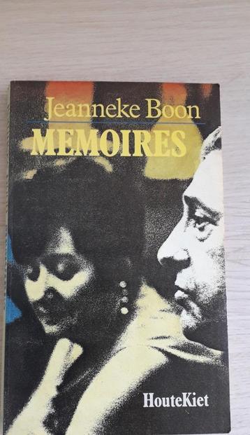 Te Koop Boek MEMOIRES Jeanneke Boon beschikbaar voor biedingen