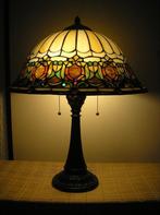 Statige Tiffany tafellamp, Enlèvement, Comme neuf, Autres matériaux, Moins de 100 cm