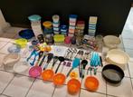 Set keukengerei, opbergdoos, bestekschaal c, Huis en Inrichting, Ophalen, Gebruikt