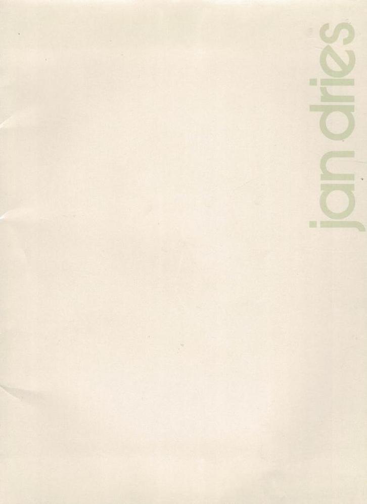 Jan Dries map Janssen Pharmaceutica,1988, Boeken, Kunst en Cultuur | Beeldend, Gelezen, Ophalen of Verzenden