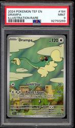 Drampa [Illustration Rare] PSA 9 - 184/162 - Temporal Forces, Hobby en Vrije tijd, Verzamelkaartspellen | Pokémon, Verzenden, Zo goed als nieuw