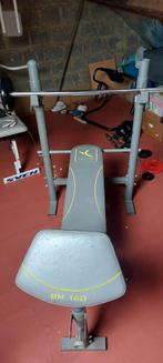 banc de musculation avec barre de musculation, Sports & Fitness