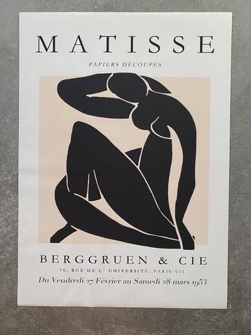 Poster Matisse japandi Bauhaus stijl stevig doek 50 x 70 cm beschikbaar voor biedingen