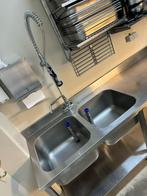 RVS SPOELBAK incl. VAATSPOELDOUCHE, Huis en Inrichting, Keuken | Keukenelementen, Ophalen, Zo goed als nieuw