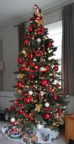 Kerstboom volledig versierd,rood-wit-goud, Diversen, Kerst, Ophalen, Zo goed als nieuw