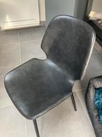 4 nette stoelen, Huis en Inrichting, Ophalen, Zwart, Leer, Zo goed als nieuw