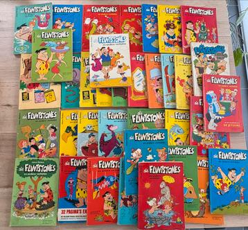 36 originele Flintstones stripalbums jaren ‘60-‘70 - vintage beschikbaar voor biedingen