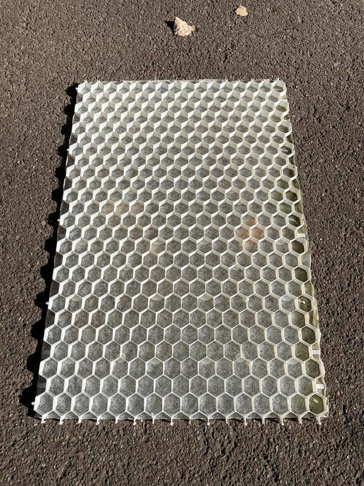 Grindstabilisatiematten in honinggraad wit, Tuin en Terras, Grind, Keien en Split, Nieuw, Grind, Wit, Ophalen