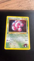 Eerste edition Pokémon kaart eggsplosion, Ophalen of Verzenden, Zo goed als nieuw, Losse kaart