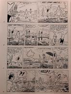 POM - originele pagina PIET PIENTER en BERT BIBBER, Antiek en Kunst, Kunst | Tekeningen en Fotografie, Ophalen of Verzenden