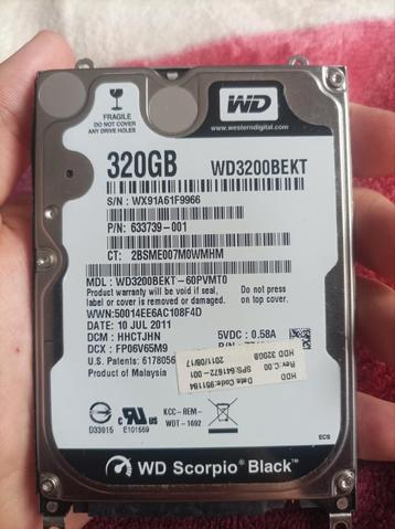 HDD 320GB beschikbaar voor biedingen