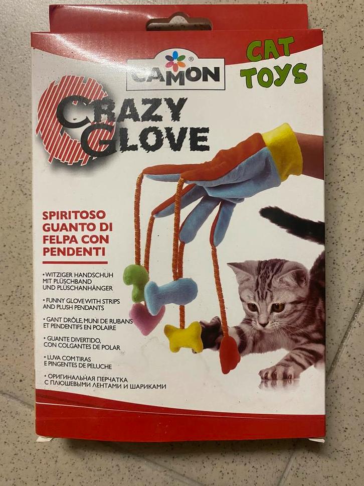 Jouet pour chat - gant avec jouets, Animaux & Accessoires, Jouets pour chats, Neuf, Autres jouets, Enlèvement ou Envoi
