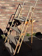 Oude ladder, Ophalen, Gebruikt, Ladder