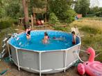 GRATIS - rond Intex Prism Frame zwembad 366 cm x 99 cm, Tuin en Terras, Zwembaden, Ophalen, Gebruikt, 80 tot 120 cm, Rond