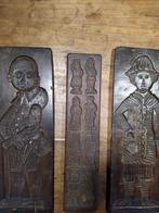 Set van 3 Antieke Speculaasplanken – Handgestoken – Rustiek, Ophalen