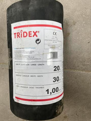 EPDM strook 30 cm breed | 20m lang | 1mm dik beschikbaar voor biedingen