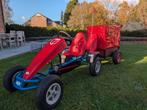 Gokart Berg met duozit en kiepkar met zeil, Kinderen en Baby's, Speelgoed | Buiten | Skelters, Ophalen, Zo goed als nieuw, Berg
