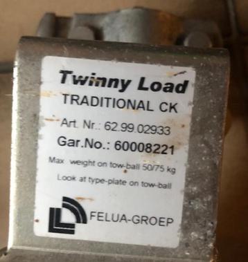 fietsendrager (2 fietsen) twinny load traditional CK +manual beschikbaar voor biedingen