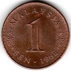 Maleisië : 1 Sen 1968  KM#1  Ref 15972, Postzegels en Munten, Ophalen of Verzenden, Zuidoost-Azië, Losse munt