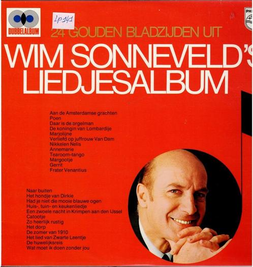 lp   /    Wim Sonneveld – 24 Gouden Bladzijden Uit Wim Sonne, Cd's en Dvd's, Vinyl | Nederlandstalig, Gebruikt, Pop, Overige formaten