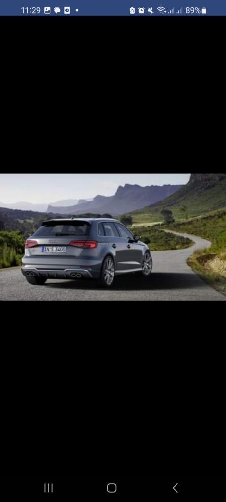 Diffusor S3 8V fase 2 OEM origine, Auto-onderdelen, Carrosserie, Bumper, Audi, Achter, Gebruikt, Ophalen of Verzenden