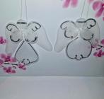 🤍 2 décorations en forme d'ange, Enlèvement ou Envoi, Comme neuf