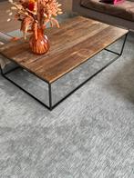 Salontafel in zeer goede staat. Warm hou met zwart onderstel, Ophalen, Zo goed als nieuw