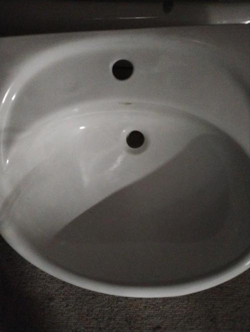Lavabo in keramiek met of zonder zuil merk Novoboch, Doe-het-zelf en Bouw, Sanitair, Zo goed als nieuw, Ophalen