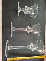 3 chandeliers vintage en verre de cristal, Antiquités & Art, Enlèvement