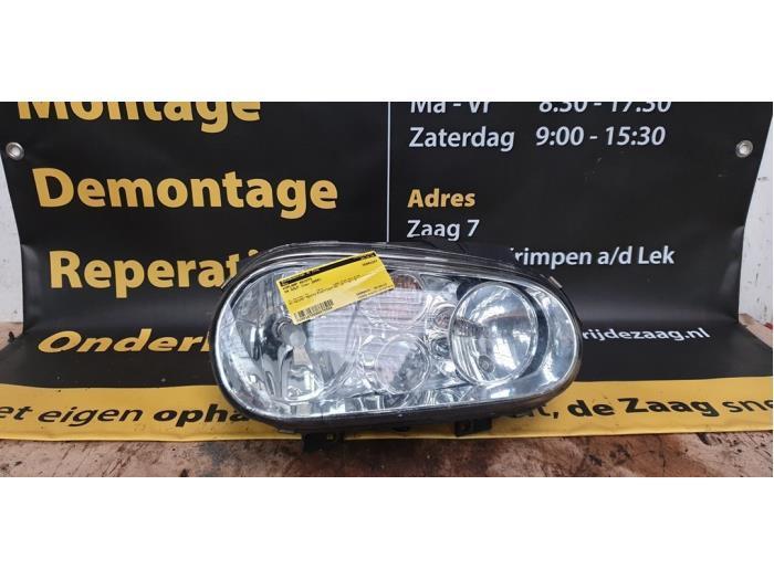 Koplamp rechts van een Volkswagen Golf, Auto-onderdelen, Verlichting, Volkswagen, Gebruikt, 3 maanden garantie, Ophalen of Verzenden