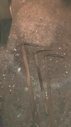 3 st pik om graan te maaien, Doe-het-zelf en Bouw, Metalen, Ophalen, Gebruikt, IJzer