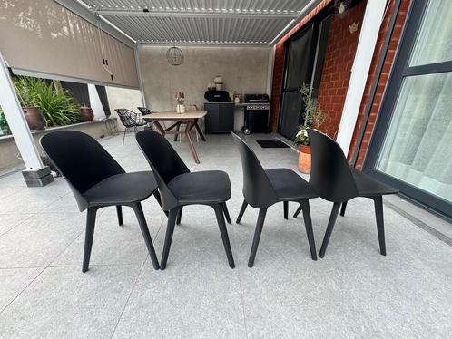 4 BENA Exterioo buitenstoelen, Huis en Inrichting, Stoelen, Zo goed als nieuw, Zwart, Ophalen