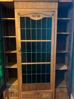 Authentieke massieve eiken Jugendstil-kast., Ophalen, Met plank(en), Gebruikt, 100 tot 150 cm